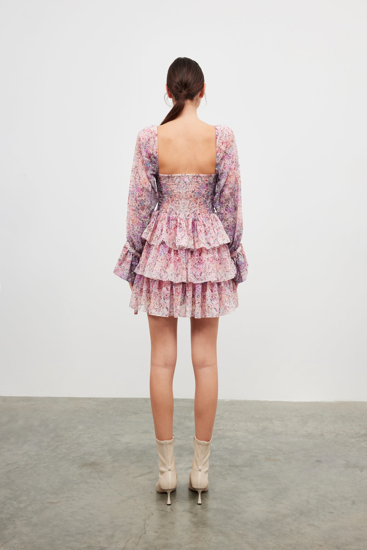 Rochie Bambola multicolora roz floral