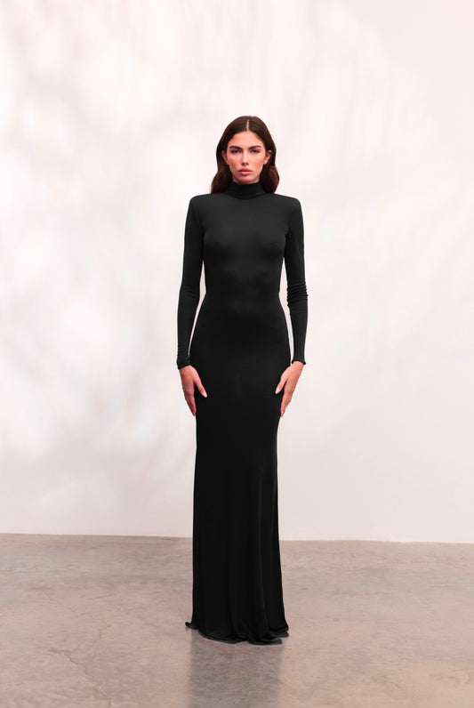 Rochie Daria lunga neagra