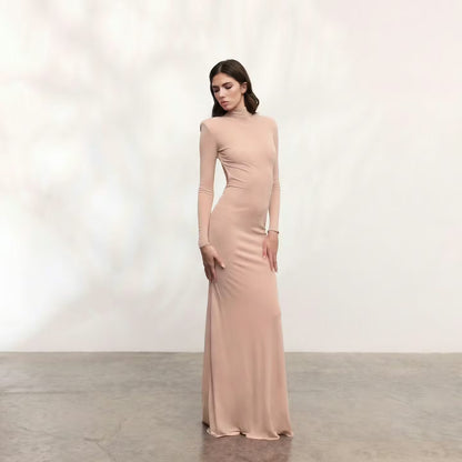 Rochie Daria Lunga Bej