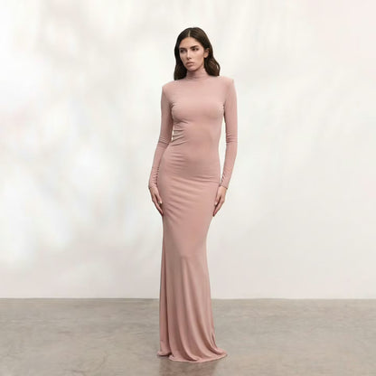 Rochie Daria Lunga Bej